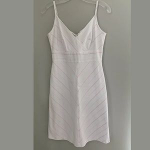 Casual Corner A-Line White Dress Size 2